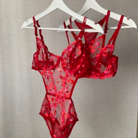Kalpli Bodysuit -Sütyen Set 