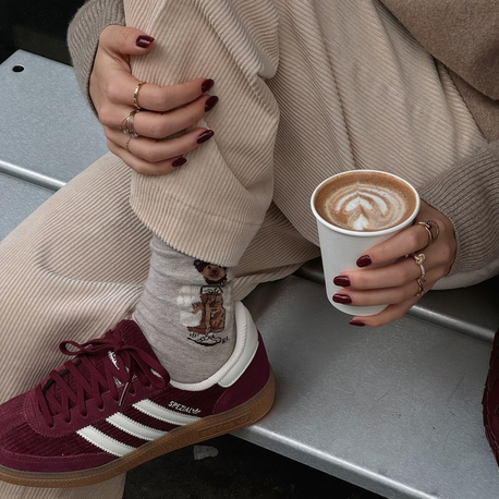 Adidas Handball Spezial Sneaker - Bordo Süet / Gum Taban