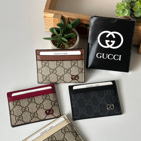 Gucci Gerçek Deri Kartlık - Kutulu