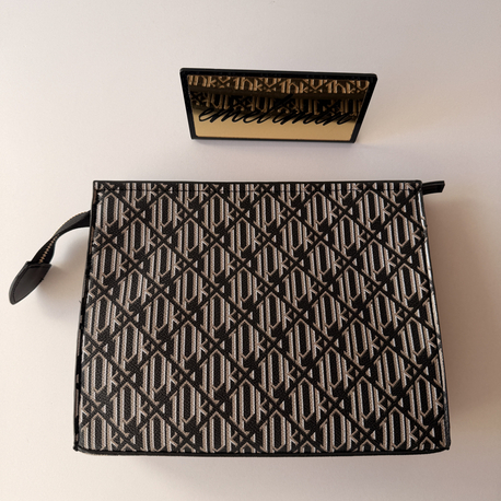 Siyah Mia Model Clutch Çanta