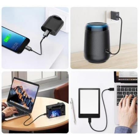 Type-C to Micro USB Çevirici Dönüştürücü Kablo 80 cm