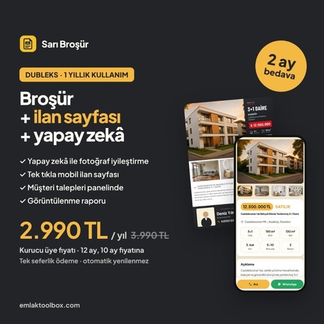Sarı Broşür - Dubleks Planı (yıllık)
