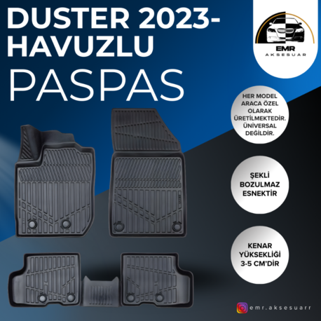 DACİA DUSTER 2023- HAVUZLU PASPAS