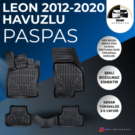 SEAT LEON 2012-2020 HAVUZLU PASPAS