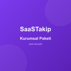 SaaSTakip Kurumsal Paketi - Yıllık