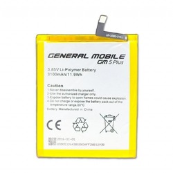 GENERAL MOBİLE GM 5plus ORJİNAL BATARYA+PİL