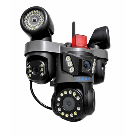 O-Kam Ok-231 Premi̇umw (3Mp 3Mp 3Mp 3Mp) 12Mp Wi̇-Fi̇ 4 Lens Çakarlı