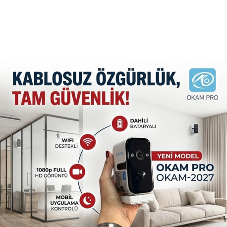 O-Kam 2027 2Mp Wi̇-Fi̇ 1 Lens 8000Mah Bataryalı