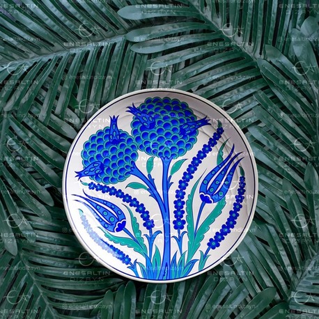 Perforated Stencil - Camellia, Tulip, Claw Motif Tile Plate Pattern
