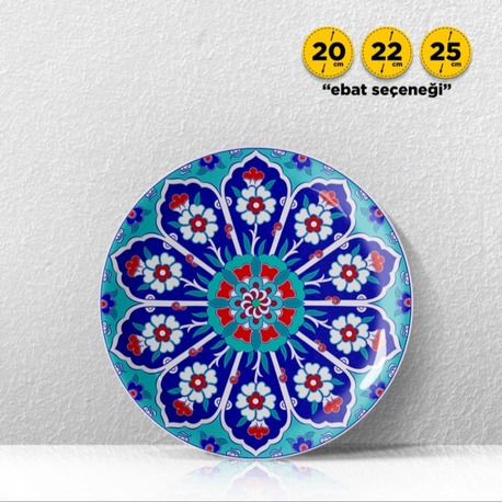 Perforated Stencil - Penc Passionflower Tile Plate Pattern