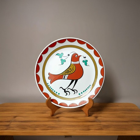 Perforated Stencil 25 cm. - Seljuk Period Peace Dove Figured Tile Pattern