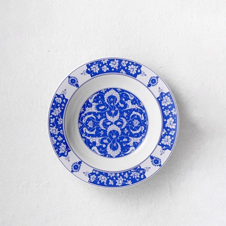 Perforated Stencil 40 cm. - Baba Nakkaş Rumi Lotus Motif Tile Plate Pattern