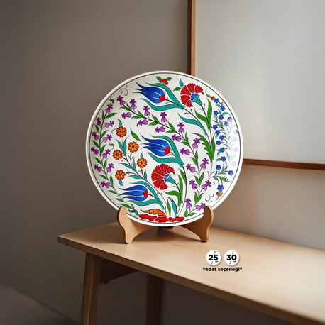 Perforated Stencil - Freestyle All Herbal Motifs Plate Pattern