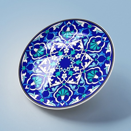 Perforated Stencil 18 cm. - Rumi Carnation Motif Tile Pattern