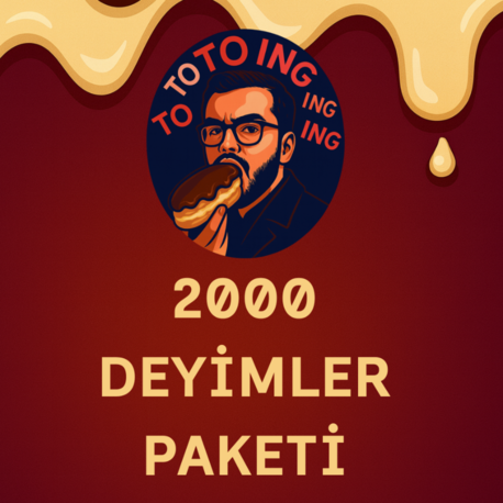 2000 İngilizce Deyim Paketi | Türkçe Açıklamalı