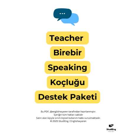 ️ 1:1 Konuşma Koçluğu – Birebir Destek Paketi