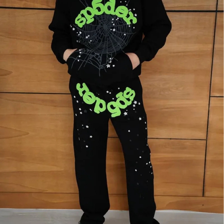 Sp5der Web Neon Black Eşofman Takımı