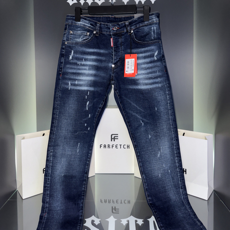 DSQ2 DRIPPED DENIM – Italian Fade v2 Blue
