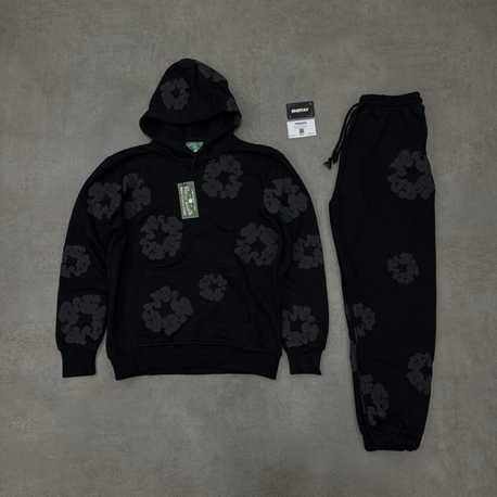 Denim Tears Siyah Tracksuit | Full Black Set