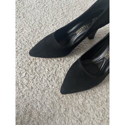 Kadın süet siyah Stiletto
