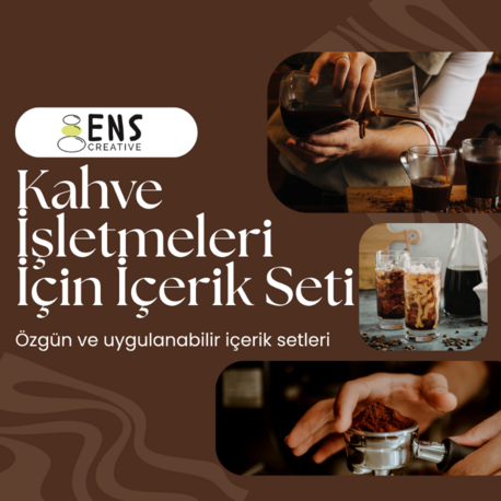 Kahve İşletmeleri  İçin İçerik Seti