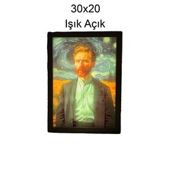 30x20 Kişiye Özel Led Box (Işıklı Tablo)