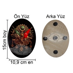 Kişiye Özel Baskılı Oval Seramik 10,9 cm x 15 cm