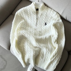 Ralph Lauren Yarım Fermuar Triko Premium