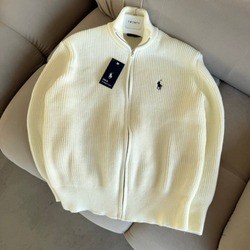 Ralph Lauren Tam Fermuar Triko Premium