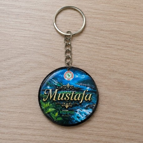 Kişiye Özel Epoksi Anahtarlık – İsim Baskılı El Yapımı Hediyelik (4 cm)