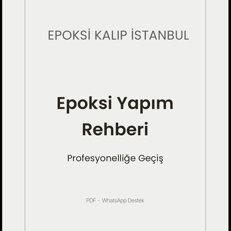 Epoksi Yapım Rehberi Profesyonel