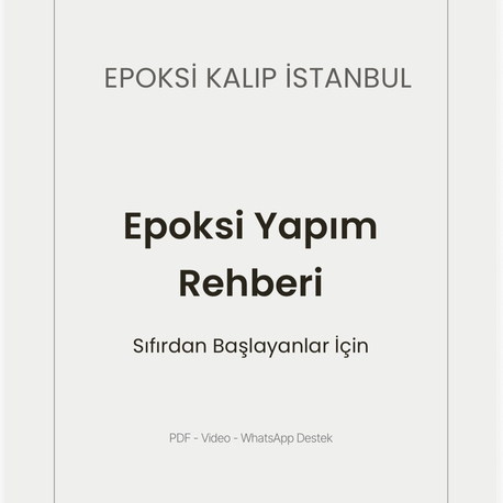 Epoksi Başlangıç Rehberi (PDF)
