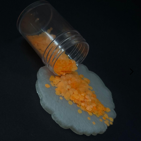 Epoksi Süsleme Glitter Neon Turuncu Renk 5 Gram