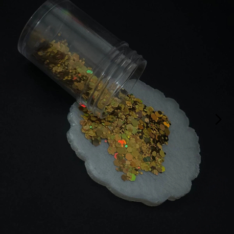 Epoksi Süsleme Glitter Gold Renk 5 Gram