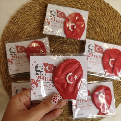 Türk Bayraklı Balon
