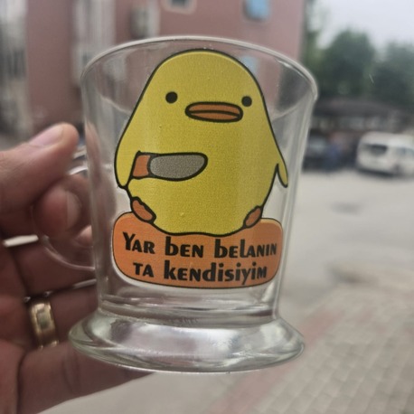 YAR BEN BELANIN TA KENDİSİYİM Baskılı Çay Fincanı