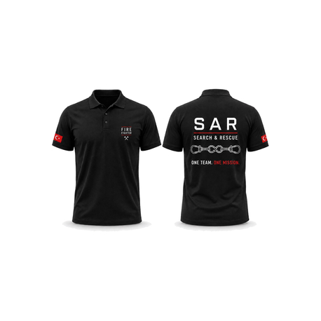 Search & Rescue Polo Yaka Tişört 
