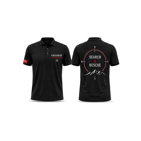 Search & Rescue Polo Yaka Tişört 