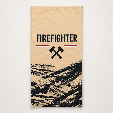 Firefighter Balta Desenli Buff Boyunluk