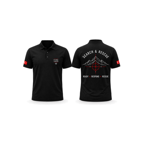 Search & Rescue Polo Yaka Tişört 