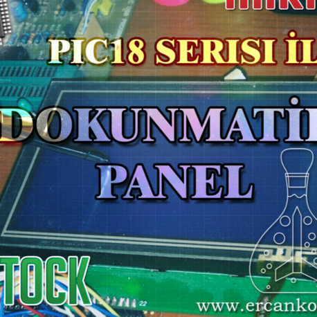 4 Telli rezistif Dokunmatik Panel Kütüphanesi