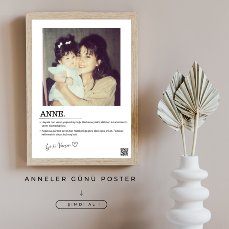 Anneler Günü Poster(Çerçeveli)