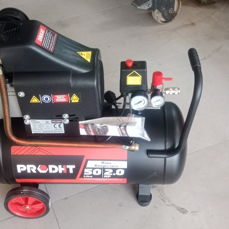PRODHT D17020050-50 Tek Kademe Pistonlu Kompresör 50 Litre