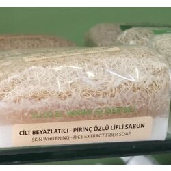 Bio vitals cilt beyazlatıcı pirinç özlü kabak lifli sabun