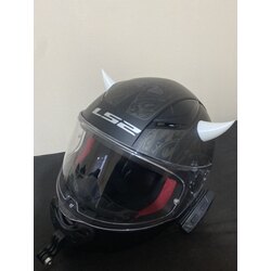 Motosiklet kask aksesuarı boynuz (şeytan boynuzu)
