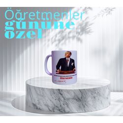 öğretmenler gününe özel baskılı kupa bardak 