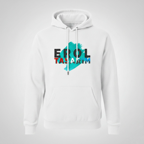 2 İplik İnce Kumaş Unisex Kapşonlu Sweatshirt