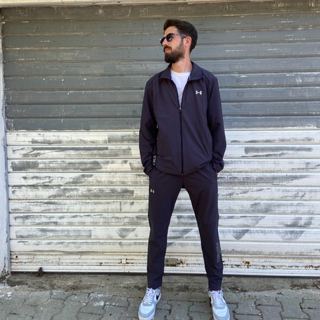 Under Armour Paraşüt Kumaş Antrasit Takım
