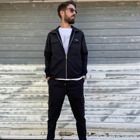 Hugo Boss Siyah Cordoba Kumaş Eşofman Takımı