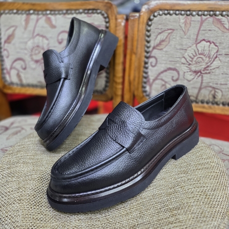 HAKİKİ DERİ LOAFER EVA TABAN